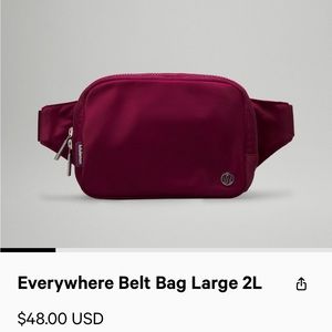Lululemon athletica belt bag
